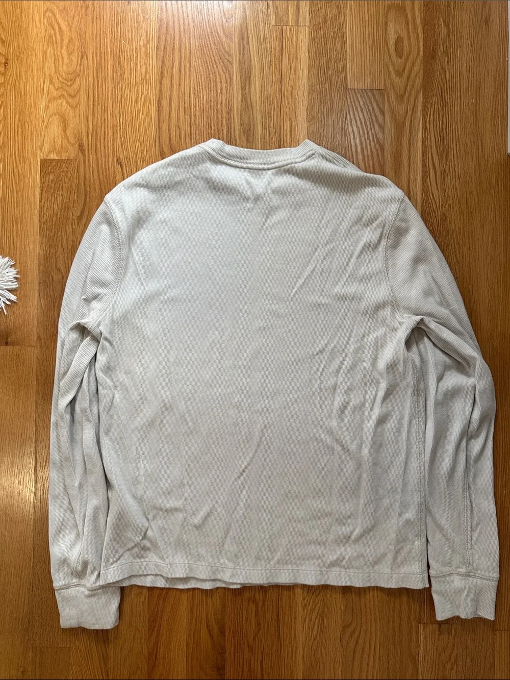 J. Crew Men's Crewneck Sweater in Light Cream